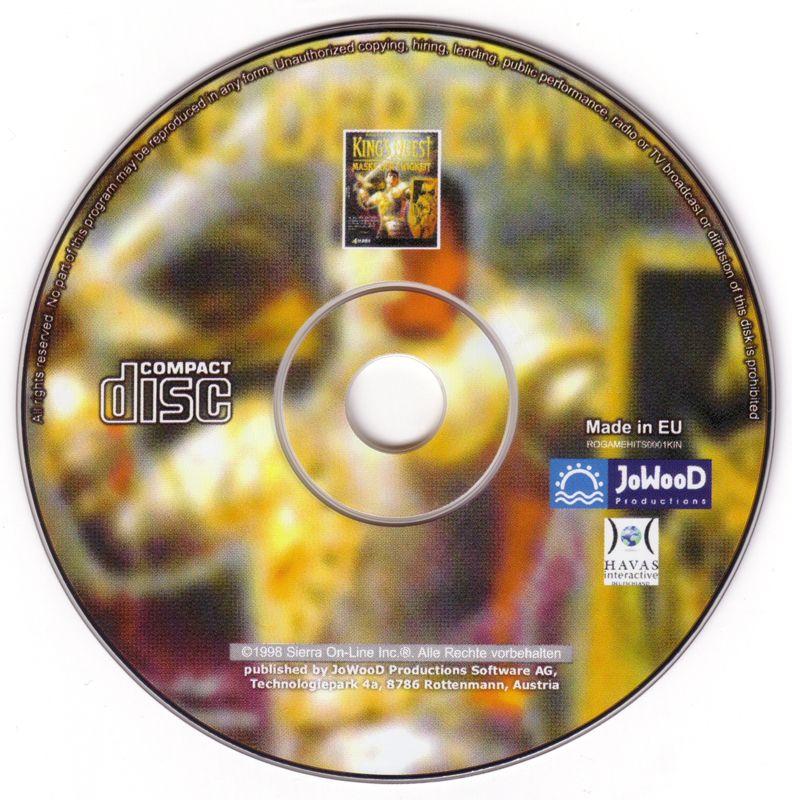 Media for Game-Hits 1 (DOS and Windows): King's Quest: Mask of Eternity Disc