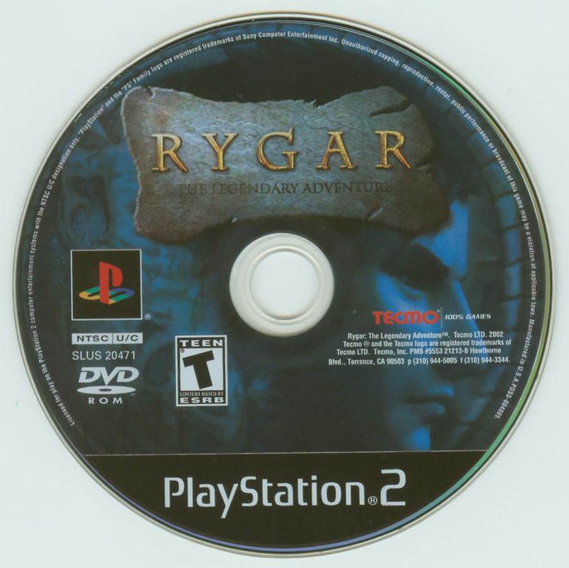 Sony Rygar: The Legendary Adventure Games