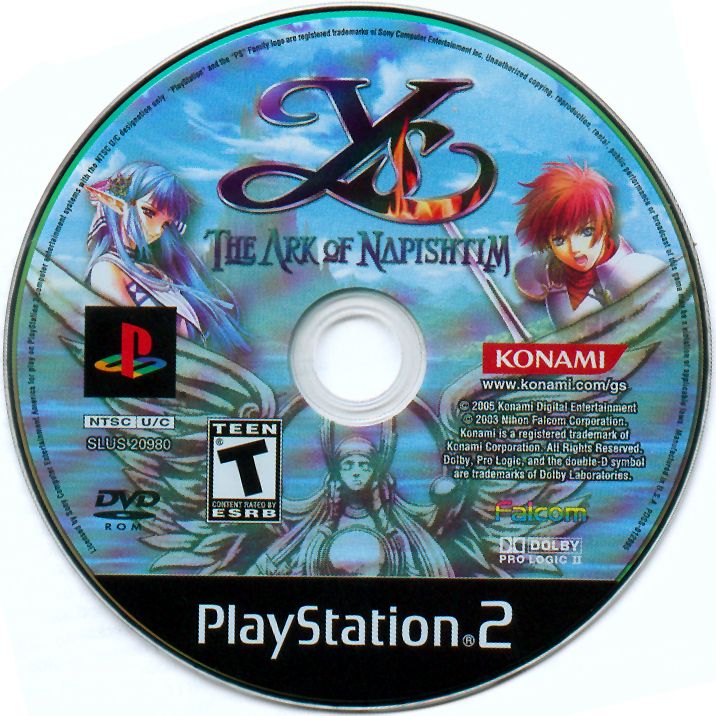 Media for Ys VI: The Ark of Napishtim (PlayStation 2)