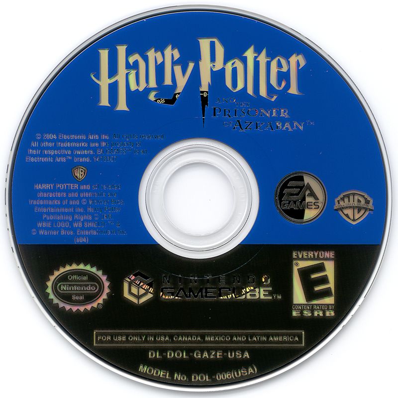 Media for Harry Potter and the Prisoner of Azkaban (GameCube)