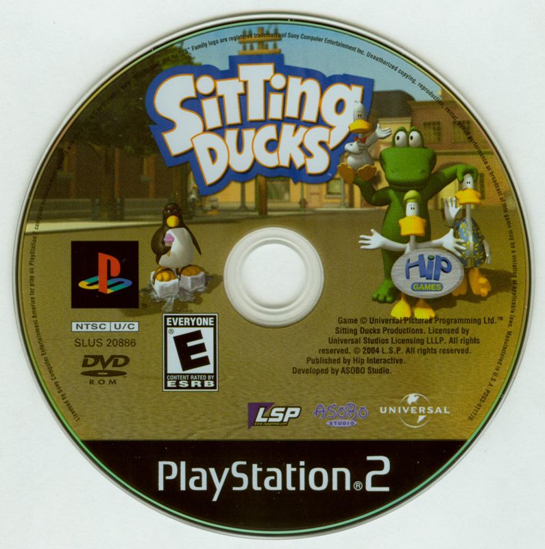 Media for Sitting Ducks (PlayStation 2)
