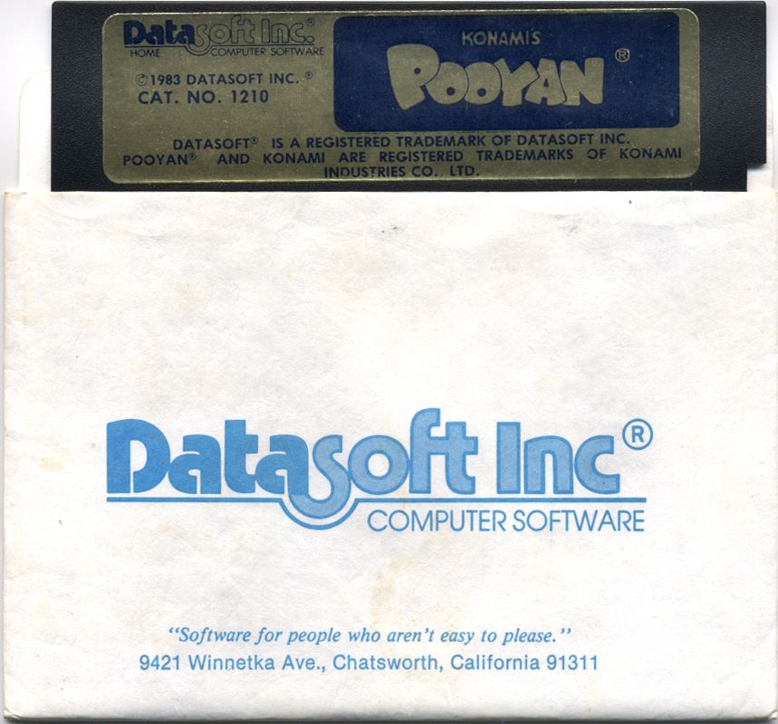 Media for Pooyan (Commodore 64): Floppy Disk