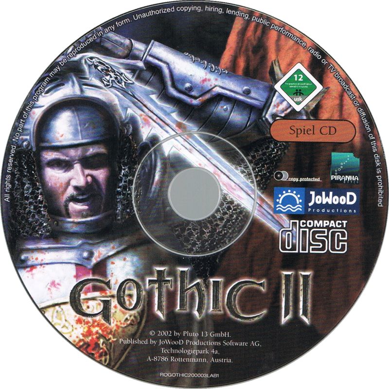 Media for Gothic II: Gold Edition (Windows): Gothic II - Game Disc