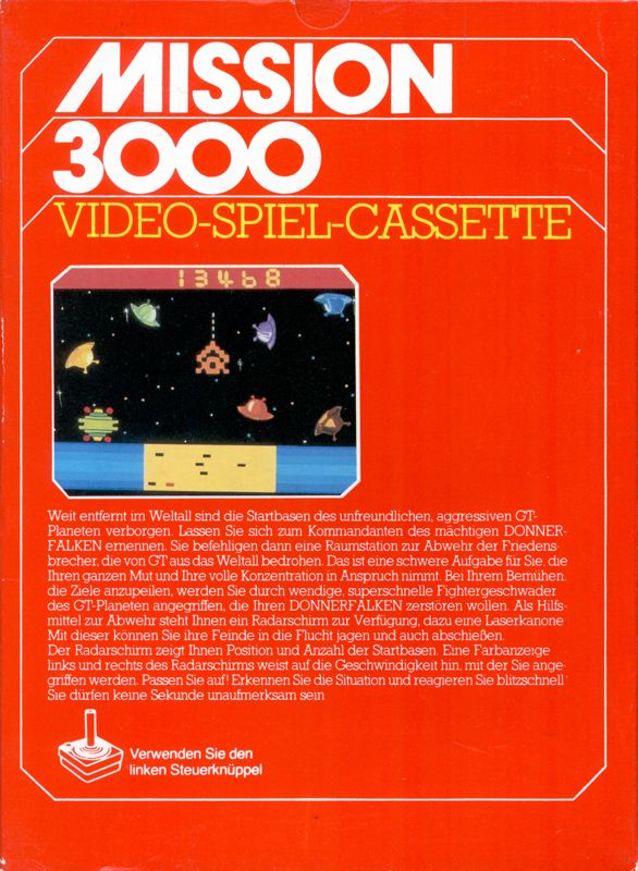 Back Cover for Mission 3000 (Atari 2600)