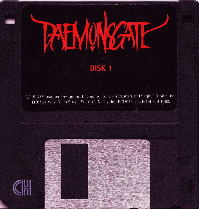 Media for Daemonsgate (DOS): 3.5" disk 1/3