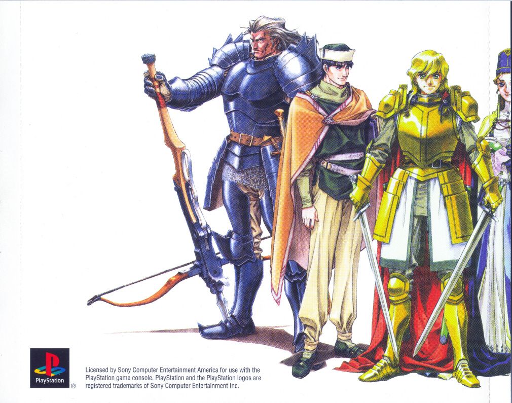 Inside Cover for Brigandine: The Legend of Forsena (PlayStation): Left Inlay
