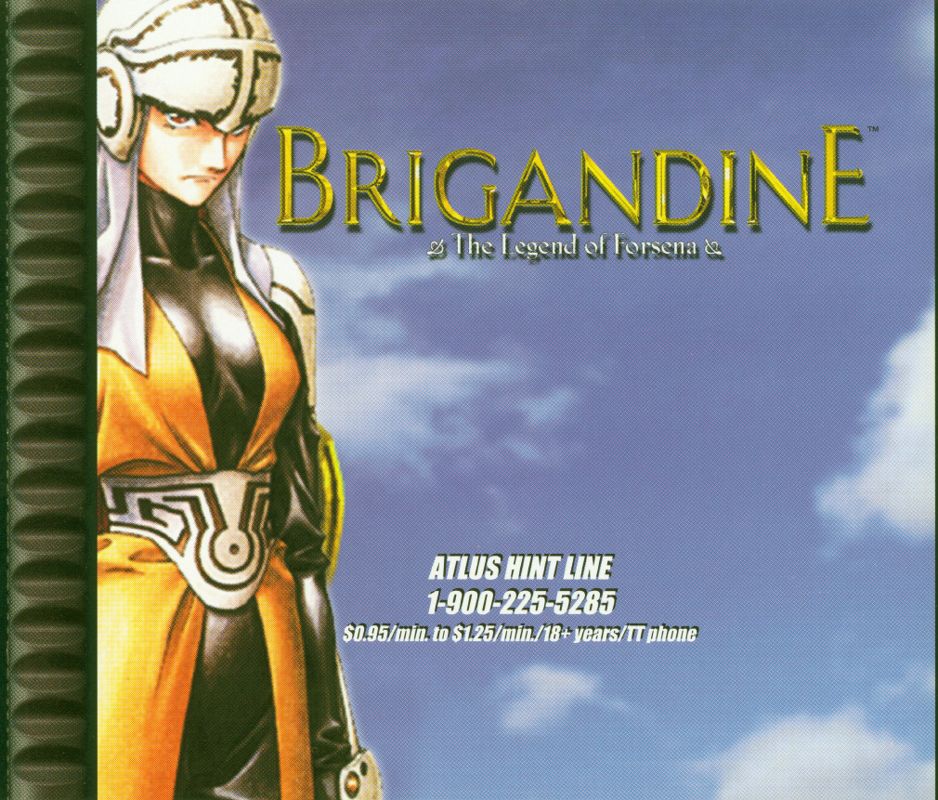 Inside Cover for Brigandine: The Legend of Forsena (PlayStation): Right Inlay