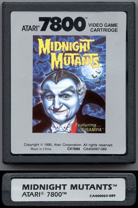 Media for Midnight Mutants (Atari 7800)