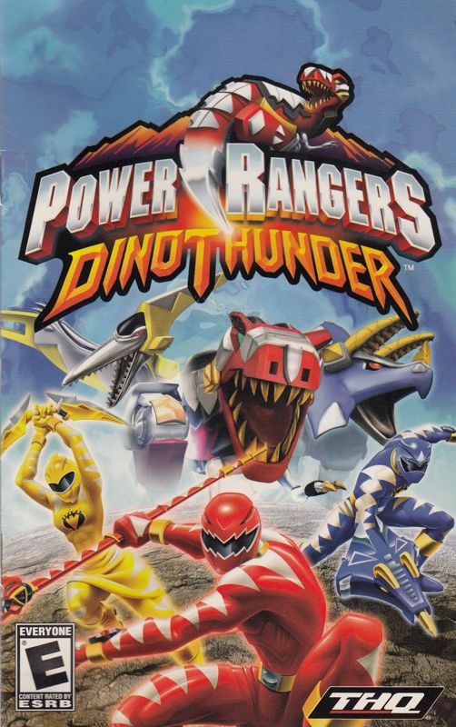 Manual for Power Rangers: Dino Thunder (PlayStation 2): Front