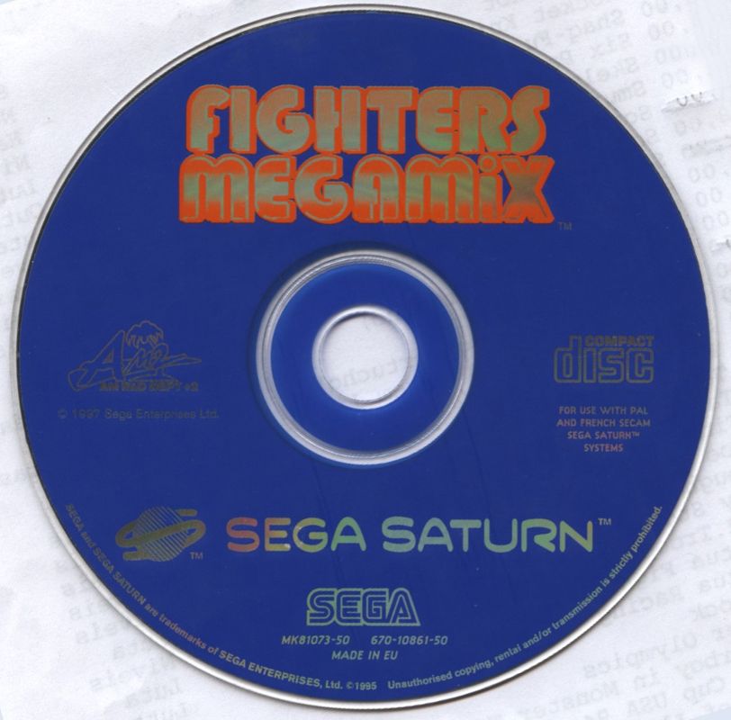 Media for Fighters Megamix (SEGA Saturn)