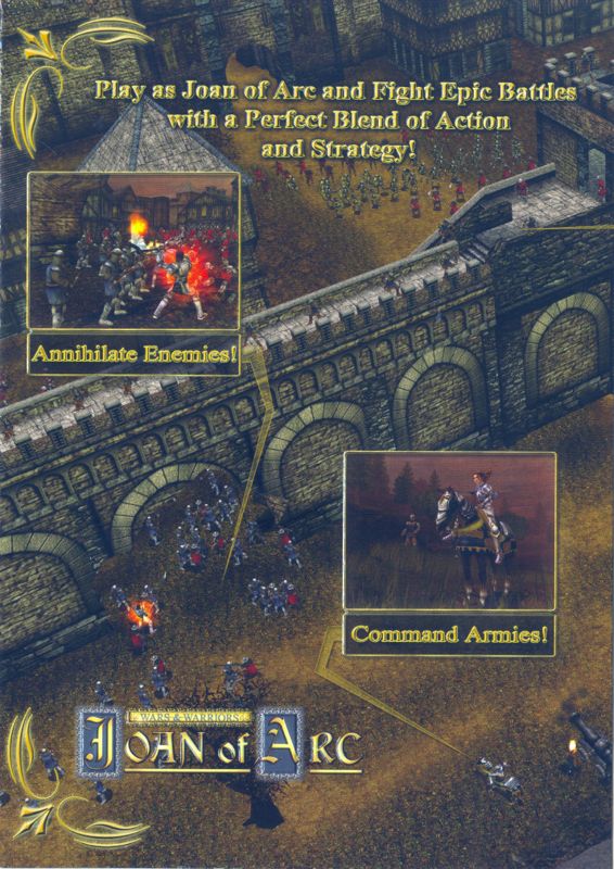 Inside Cover for Wars and Warriors: Joan of Arc (Windows): Left Flap