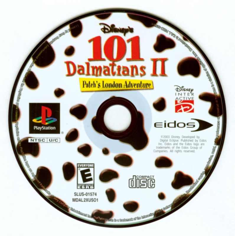 Media for Disney's 101 Dalmatians II: Patch's London Adventure (PlayStation)