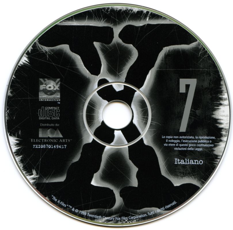 Media for The X-Files Game (Macintosh and Windows): Disc 7