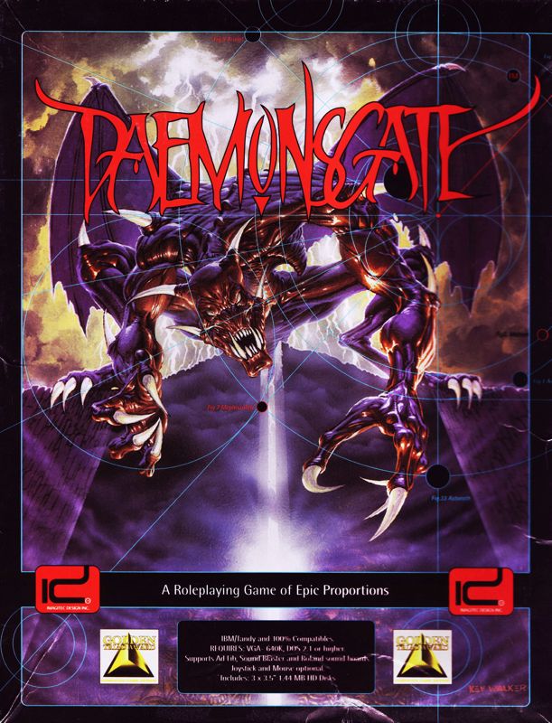 Front Cover for Daemonsgate (DOS)