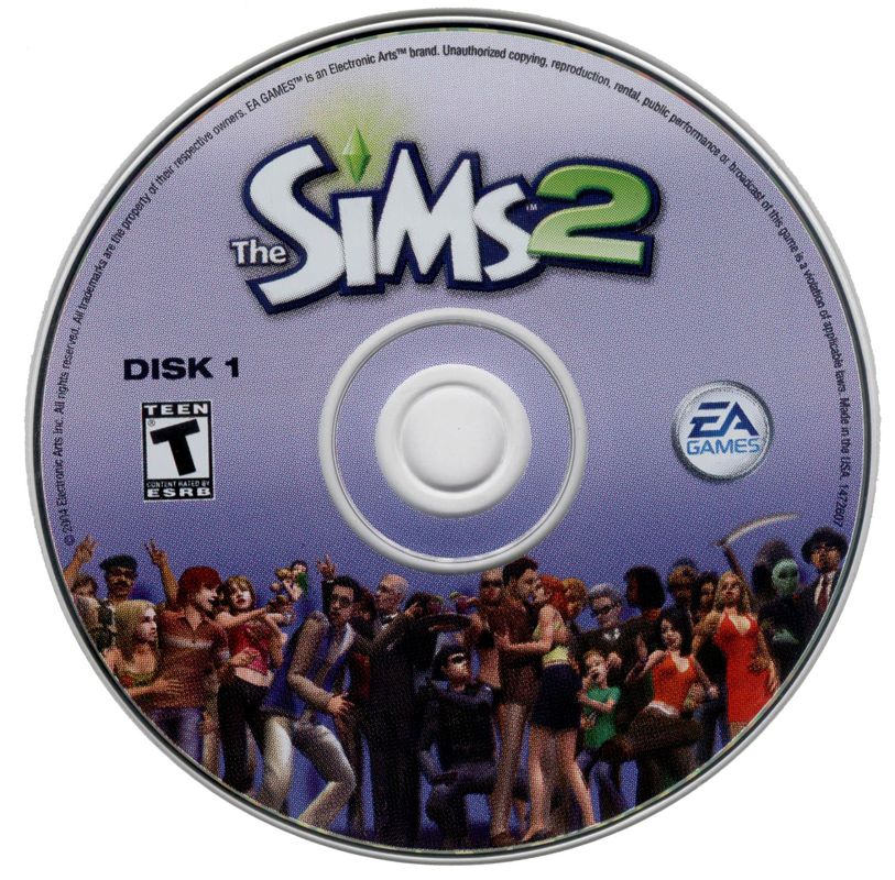 Media for The Sims 2 (Windows): Disc 1
