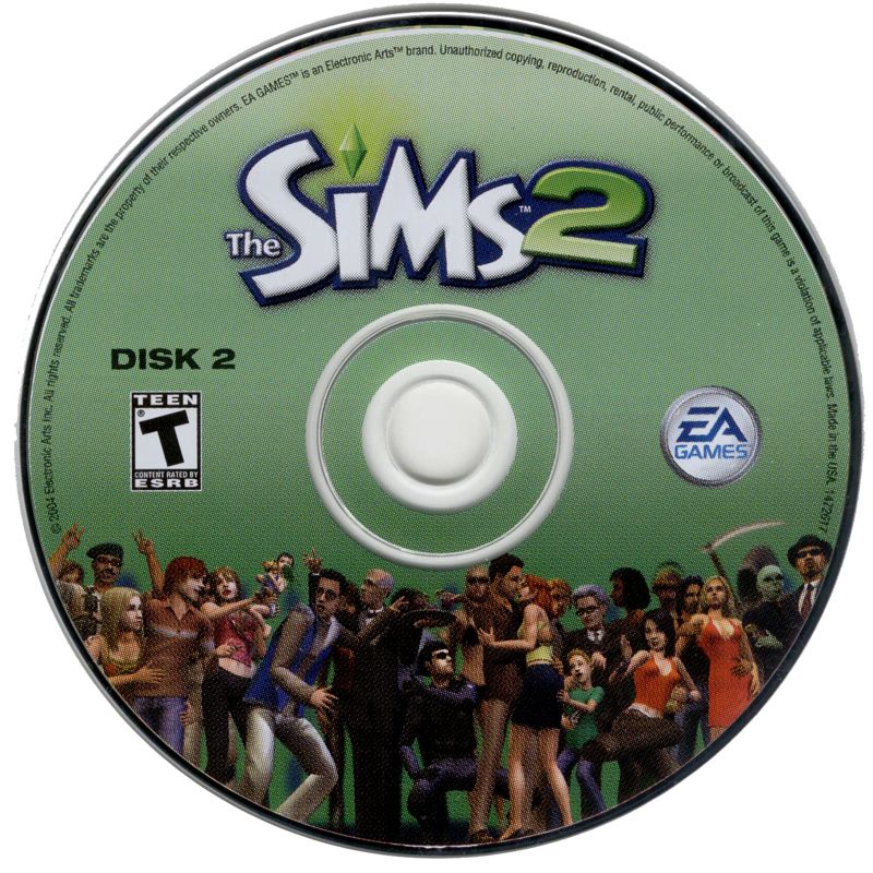 Media for The Sims 2 (Windows): Disc 2