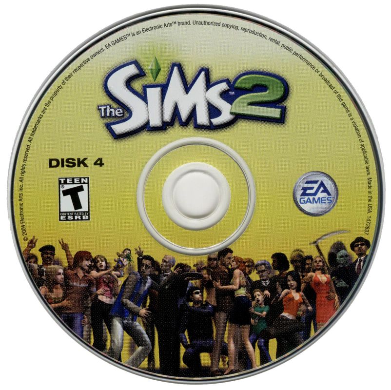 Media for The Sims 2 (Windows): Disc 4
