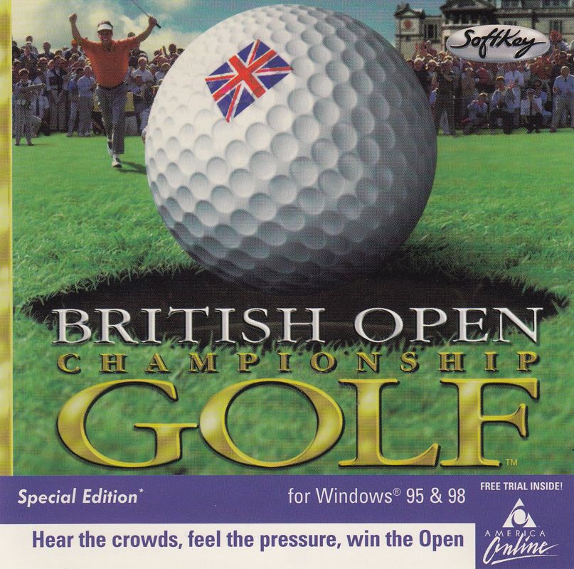 Front Cover for British Open Championship Golf (Windows) (1998 SoftKey Release)