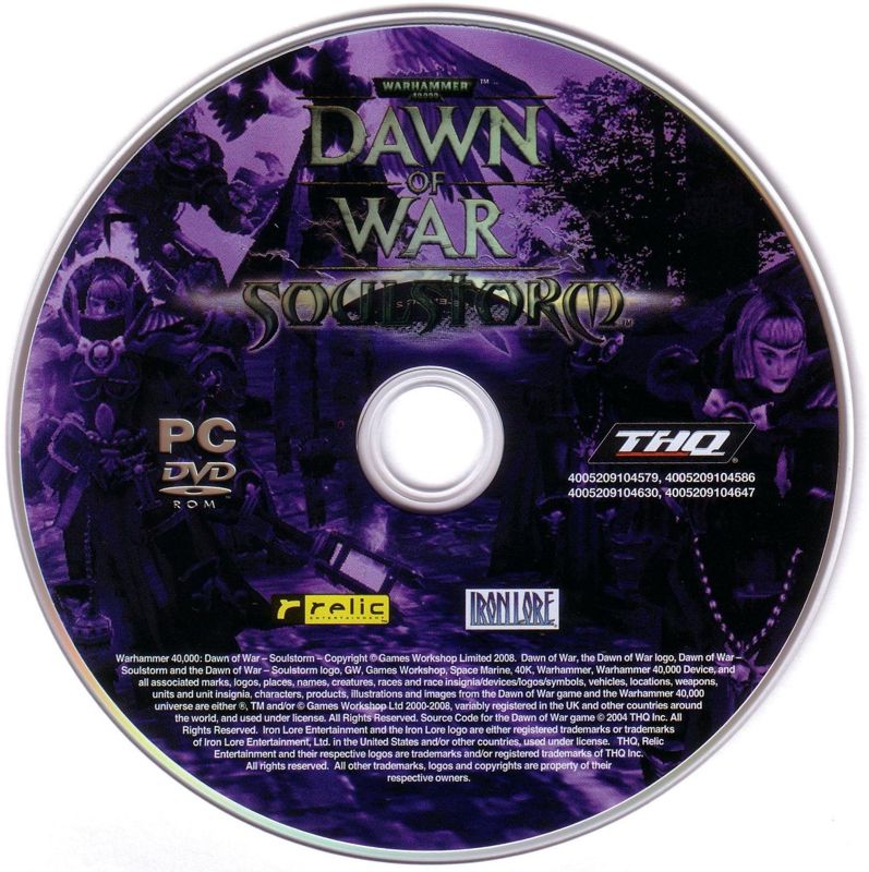 Media for Warhammer 40,000: Dawn of War - Soulstorm (Windows)