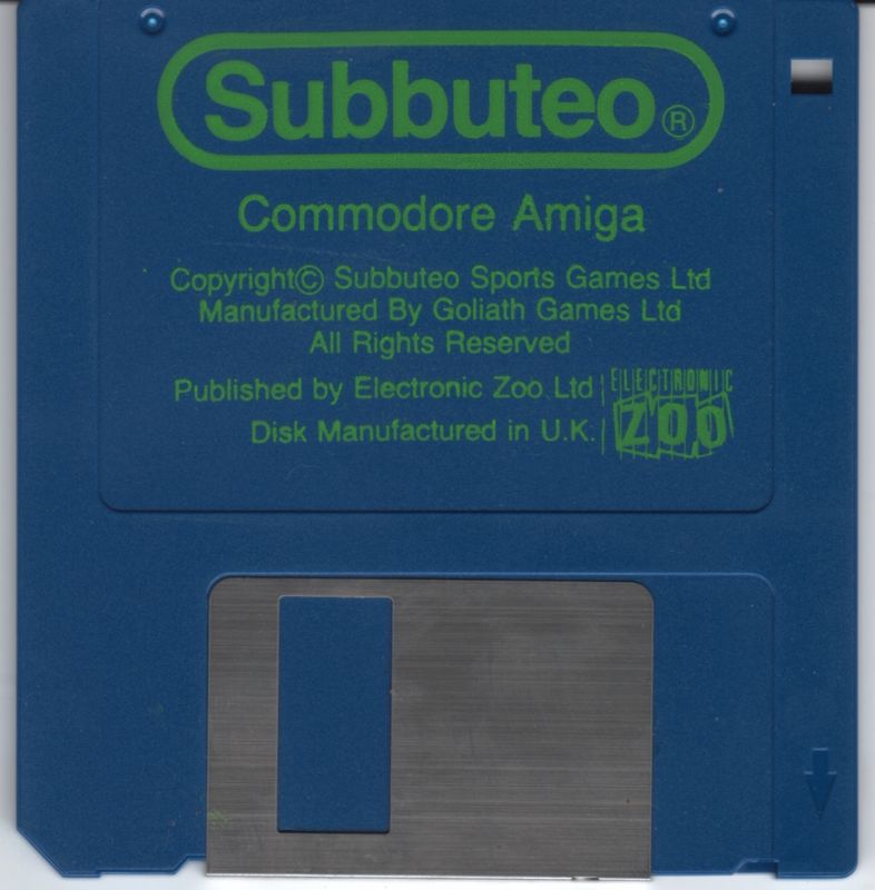 Media for Subbuteo (Amiga)