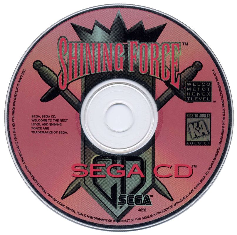 Media for Shining Force CD (SEGA CD)