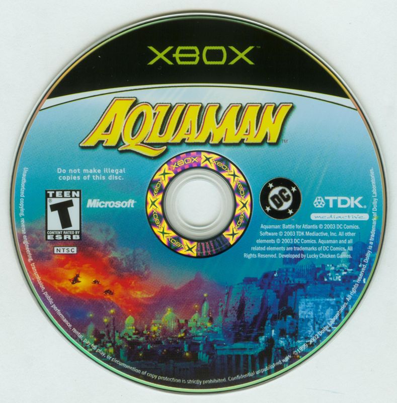 Media for Aquaman: Battle for Atlantis (Xbox)