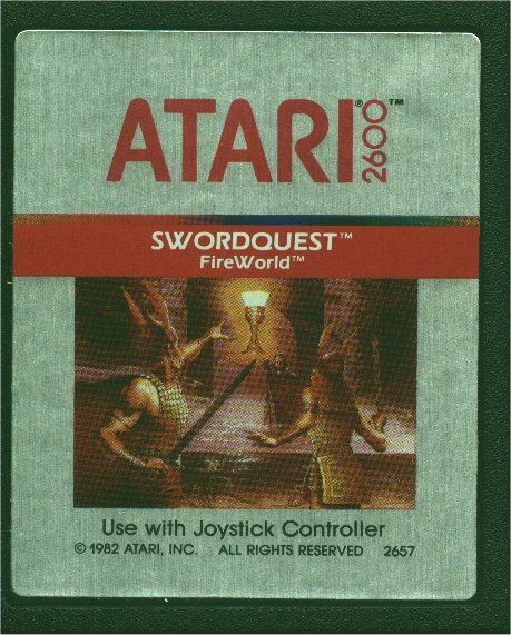 Media for SwordQuest: FireWorld (Atari 2600)