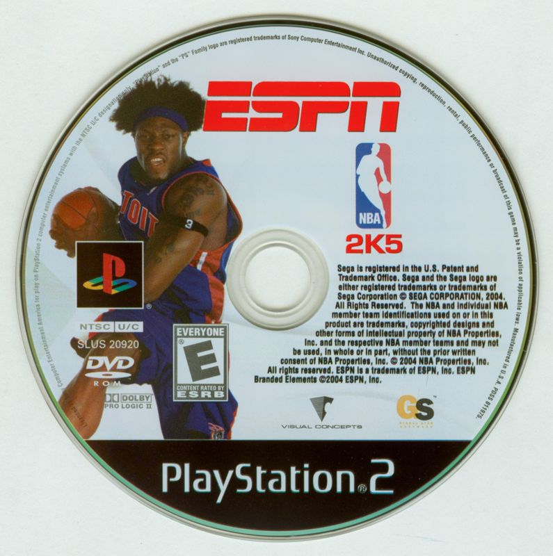 ESPN NBA 2K5 para Playstation 2 (2004)