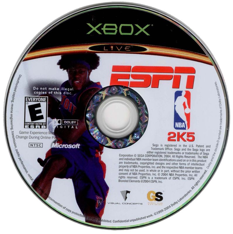 Media for ESPN NBA 2K5 (Xbox)