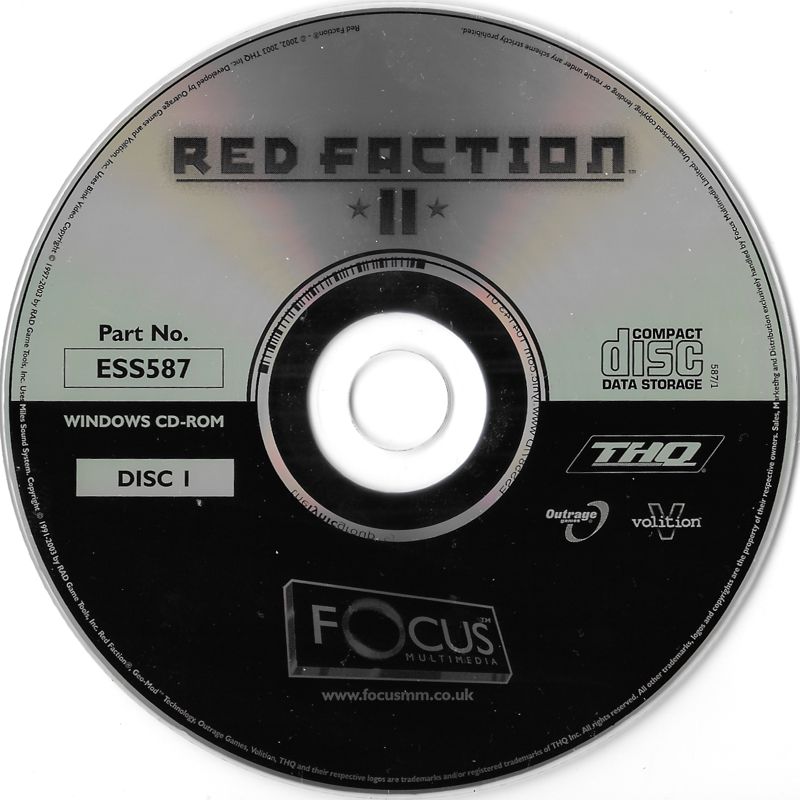 Media for Red Faction II (Windows) (Focus Essential re-release): 1 of 2