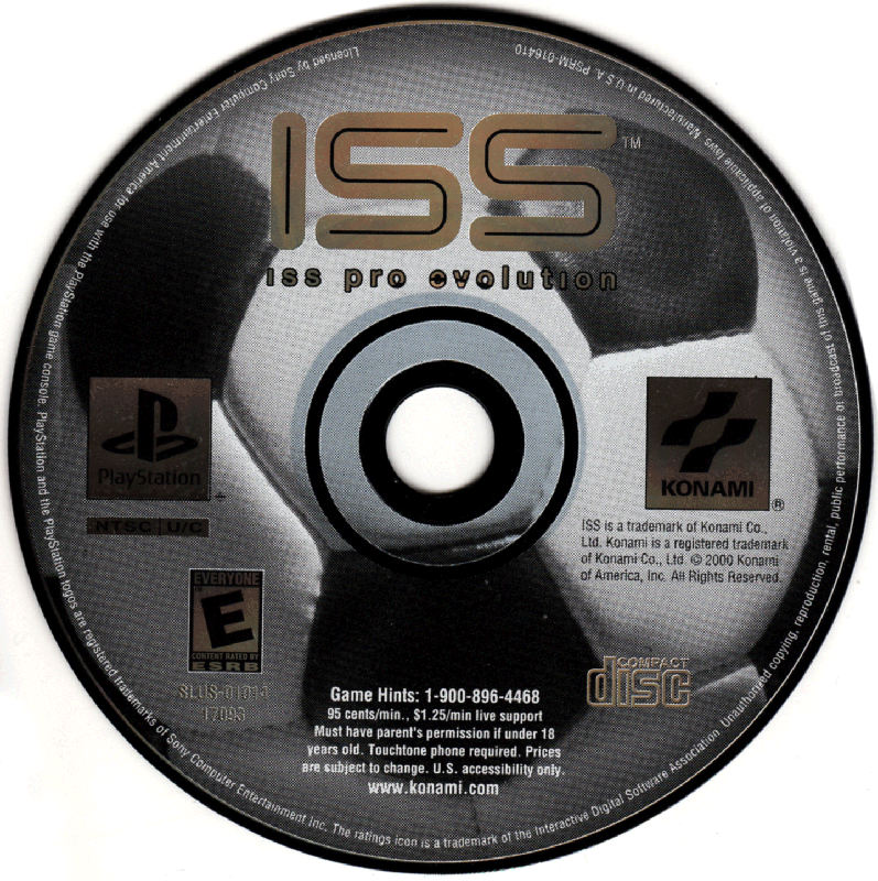 Media for ISS Pro Evolution (PlayStation)