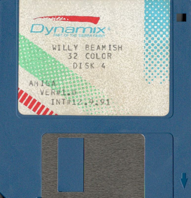 Media for The Adventures of Willy Beamish (Amiga): Disk 4
