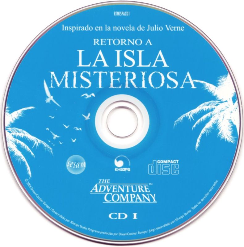 Media for Return to Mysterious Island (Windows): Disc 1