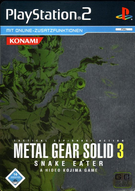 Front Cover for Metal Gear Solid 3: Snake Eater (PlayStation 2) (Steelbook release)