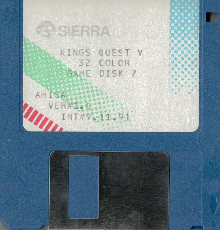 Media for King's Quest V: Absence Makes the Heart Go Yonder! (Amiga): Disk 7