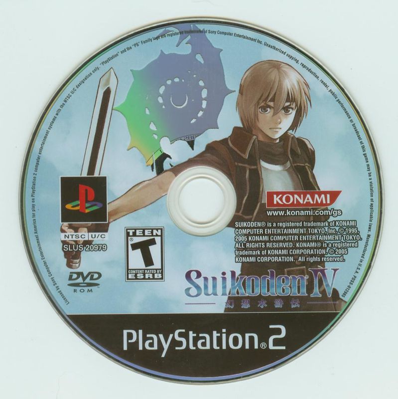 Media for Suikoden IV (PlayStation 2)