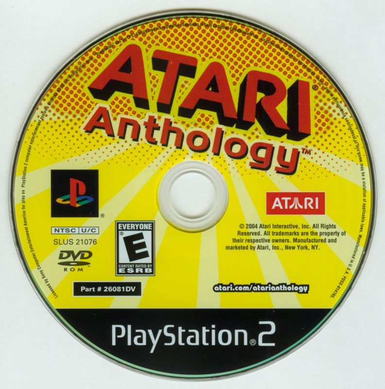 Media for Atari: 80 Classic Games in One! (PlayStation 2)