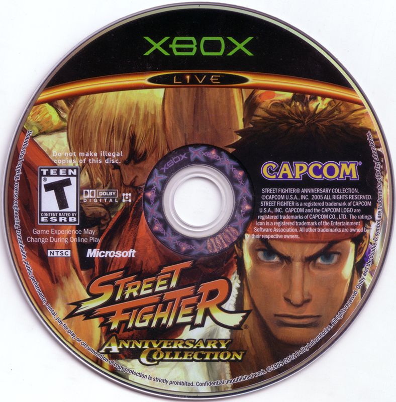 Media for Street Fighter: Anniversary Collection (Xbox)