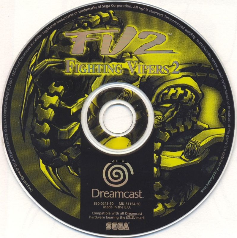 Media for Fighting Vipers 2 (Dreamcast)