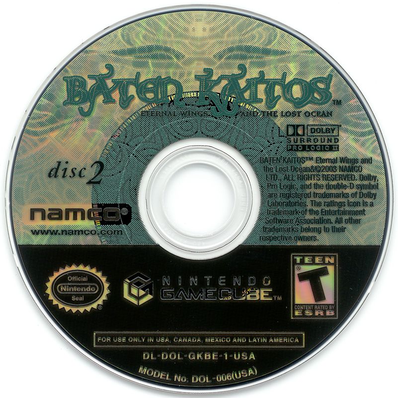 Media for Baten Kaitos: Eternal Wings and the Lost Ocean (GameCube): Disc 2