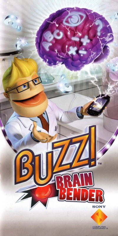 Manual for Buzz! Brain Bender (PSP): Front