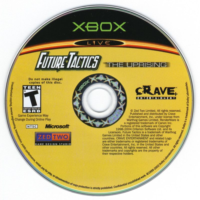 Media for Future Tactics: The Uprising (Xbox)