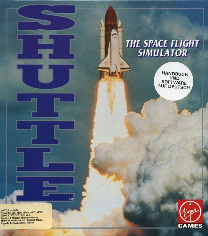 Front Cover for Shuttle: The Space Flight Simulator (Amiga)