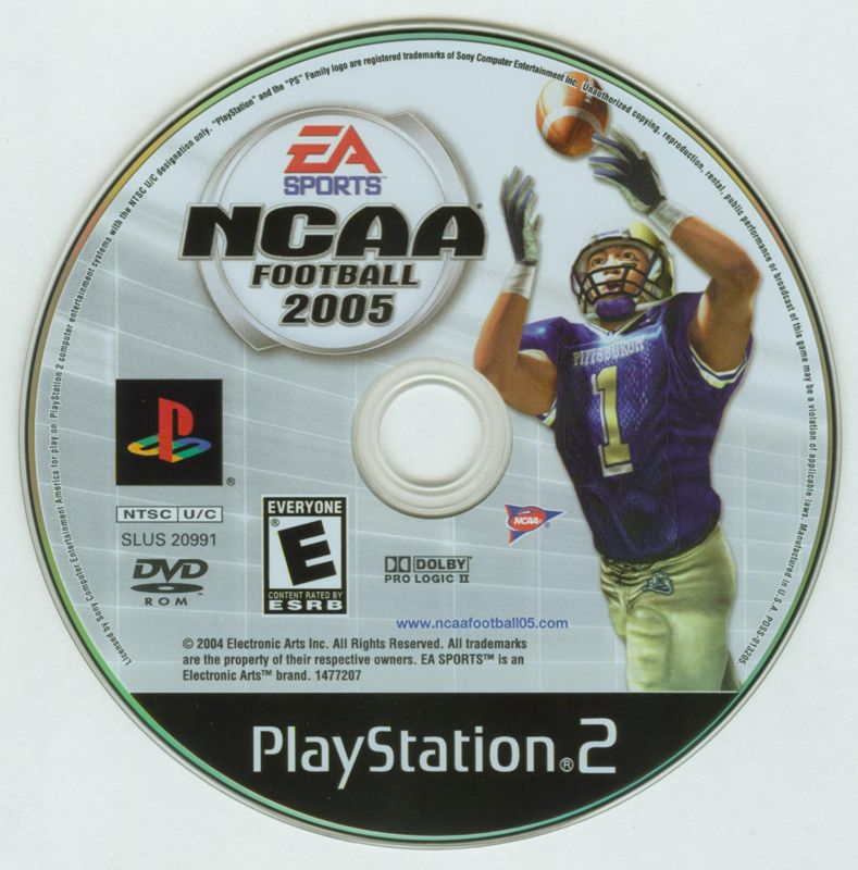 Media for NCAA Football 2005 (PlayStation 2)