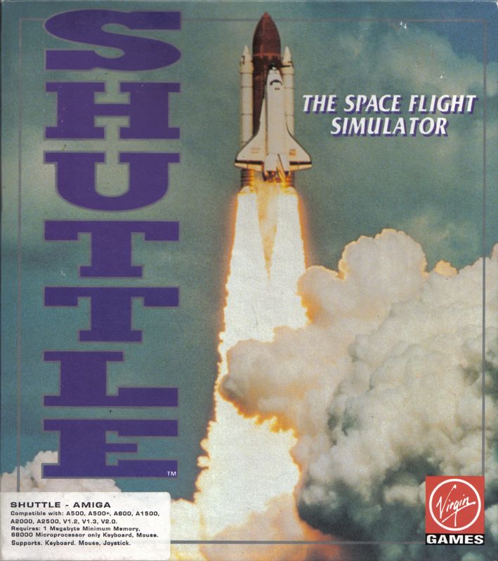 Front Cover for Shuttle: The Space Flight Simulator (Amiga)