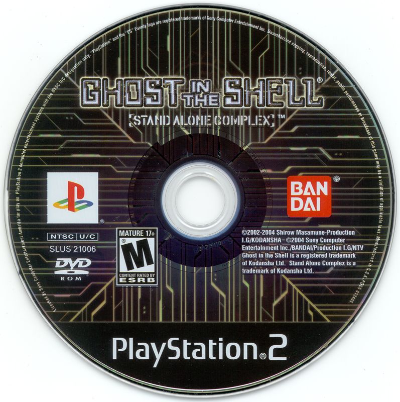 Media for Ghost in the Shell: Stand Alone Complex (PlayStation 2)