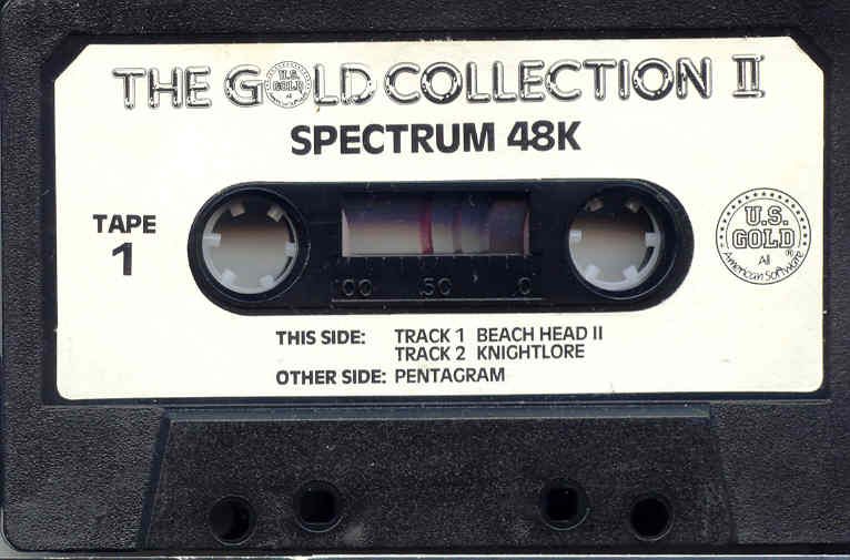 Media for The Gold Collection II (ZX Spectrum): Cassette 1