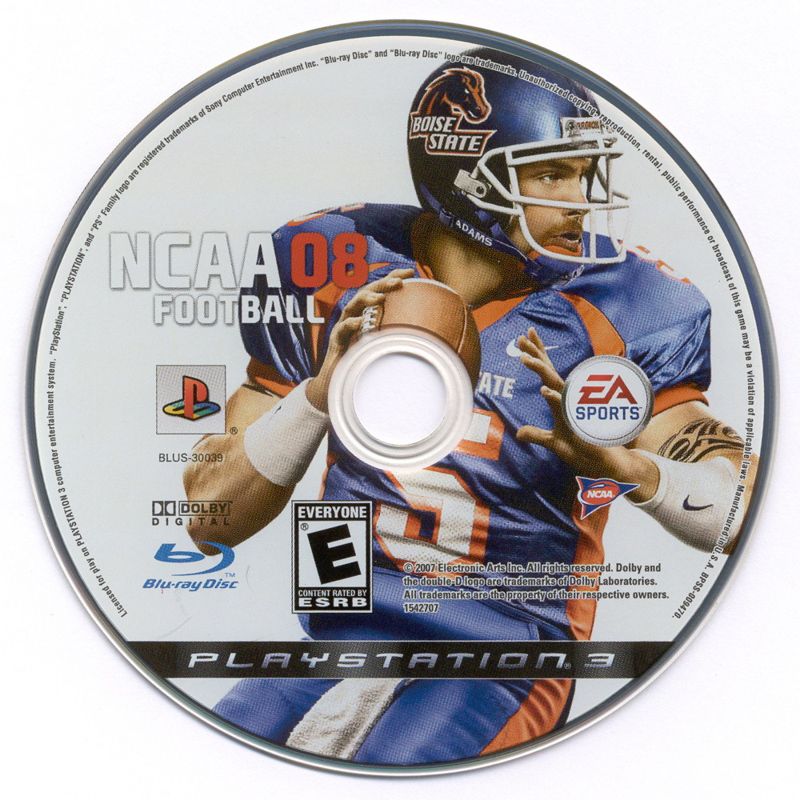 Media for NCAA Football 08 (PlayStation 3)
