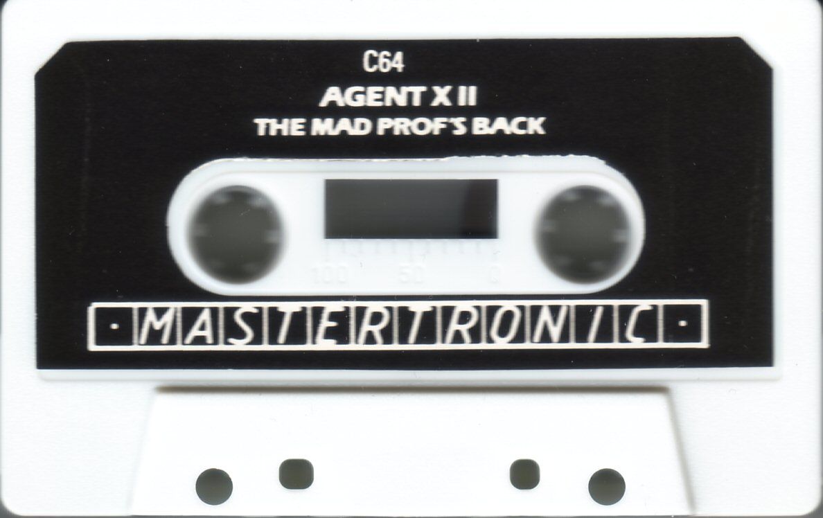 Media for Agent X II: The Mad Prof's Back! (Commodore 64)
