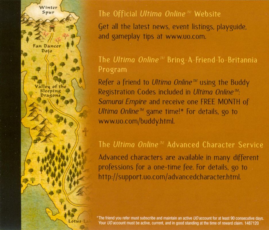 Other for Ultima Online: Samurai Empire (Windows): Jewel Case - Inlay